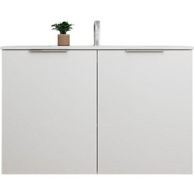 Sanibell Online Møbelpakke, Usamlet, 101x36 Cm, Hvid Højglans Sanibell Online Møbelpakke, Usamlet, 101x36 Cm, Hvid Højglans
