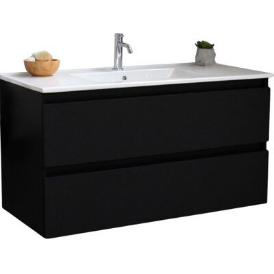 Sanibell Online Møbelpakke, Usamlet, 101x46,5 Cm, Mat Sort Sanibell Online Møbelpakke, Usamlet, 101x46,5 Cm, Mat Sort