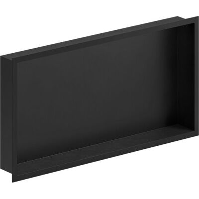 Damixa Zen Brusehylde, 59,5x29,5 Cm, Mat Sort Damixa Zen Brusehylde, 59,5x29,5 Cm, Mat Sort