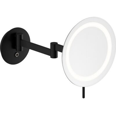 Damixa Zen Makeupspejl Med Lys, Ø23 Cm, Mat Sort Damixa Zen Makeupspejl Med Lys, Ø23 Cm, Mat Sort