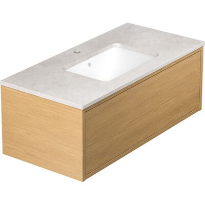 Gustavsberg Ducentic Møbelpakke, 99x47 Cm, Eg Gustavsberg Ducentic Møbelpakke, 99x47 Cm, Eg