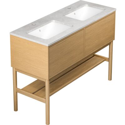 Gustavsberg Ducentic Møbelpakke, 119x47 Cm, Eg Gustavsberg Ducentic Møbelpakke, 119x47 Cm, Eg