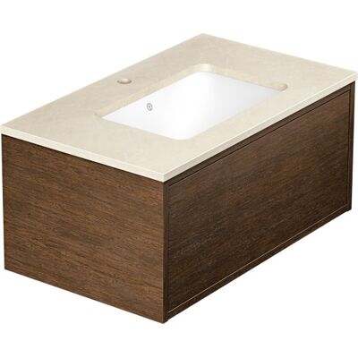 Gustavsberg Ducentic Møbelpakke, 79x47 Cm, Brun Eg Gustavsberg Ducentic Møbelpakke, 79x47 Cm, Brun Eg
