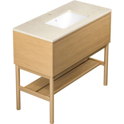 Gustavsberg Ducentic Møbelpakke, 99x47 Cm, Eg Gustavsberg Ducentic Møbelpakke, 99x47 Cm, Eg