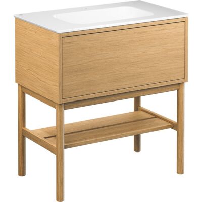 Gustavsberg Ducentic Møbelpakke, 80x47 Cm, Eg Gustavsberg Ducentic Møbelpakke, 80x47 Cm, Eg