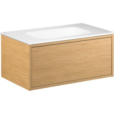 Gustavsberg Ducentic Møbelpakke, 80x47 Cm, Eg Gustavsberg Ducentic Møbelpakke, 80x47 Cm, Eg