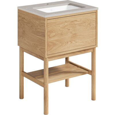 Gustavsberg Ducentic Møbelpakke, 59x47 Cm, Eg Gustavsberg Ducentic Møbelpakke, 59x47 Cm, Eg