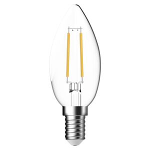 Nordlux Energetic E14 Led Filament Kertepære, 2,5w, Klar