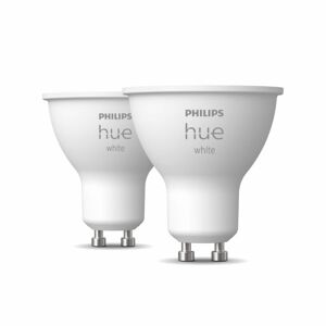 Philips Hue Lyskilde I Hvid - 5,2 Watt - Gu10 - 2 Stk. - Bluetooth