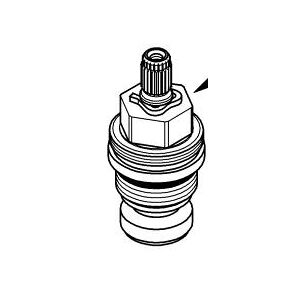 Grohe Ventiloverdel (Spindel) 1/2