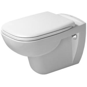 Duravit D-Code Væghængt Toilet, Hvid