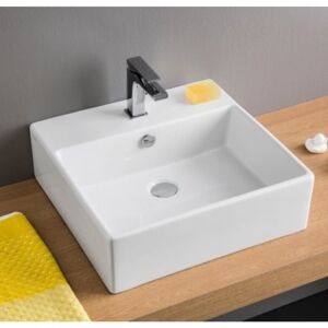 Lavabo Boxo 1010 Slim Håndvask, 50x48 Cm, Hvid