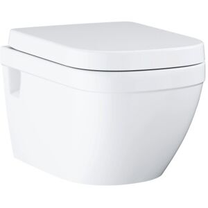 Grohe Euro Ceramic Basic Væghængt Toilet, Uden Skyllekant, Hvid