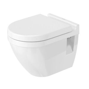 Duravit Starck 3 Compact Væghængt Toilet, Skjult Montering, Hvid