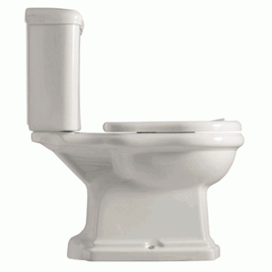 Lavabo Retro Monoblocco Toilet, Hvid