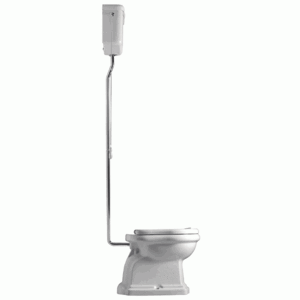 Lavabo Retro High Toilet, Hvid