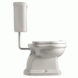 Lavabo Retro Low Toilet, Hvid