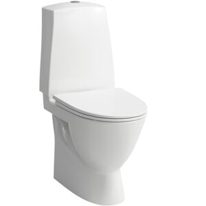 Laufen Pro-N Uden Skyllekant Toilet Med S-Lås, Til Limning I Hvid