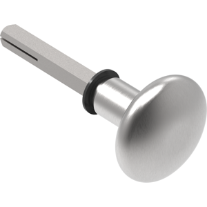 Randi 7082 Line18 Fast Dørknop, Ø50 Mm, Børstet Rustfrit Stål, Uden Beslag Randi 7082 Line18 Fast Dørknop, Ø50 Mm, Børstet Rustfrit Stål, Uden Beslag