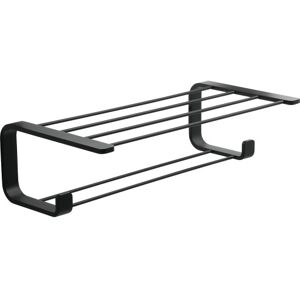 Hefe Outline Hylde, 50x26 Cm, Mat Sort Hefe Outline Hylde, 50x26 Cm, Mat Sort