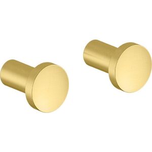 Damixa Zen Håndklædekrog, 2 Stk., Børstet Messing Damixa Zen Håndklædekrog, 2 Stk., Børstet Messing