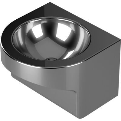 Purus V216 Ø300mm Vægmonteret rustfrit stål håndvask Purus V216 Ø300mm Vægmonteret rustfrit stål håndvask
