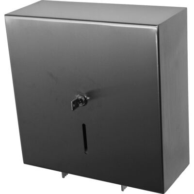 Purus Jumbo Rulle Toiletrulleholder, Vandalsikker, Børstet Rustfrit Stål Purus Jumbo Rulle Toiletrulleholder, Vandalsikker, Børstet Rustfrit Stål
