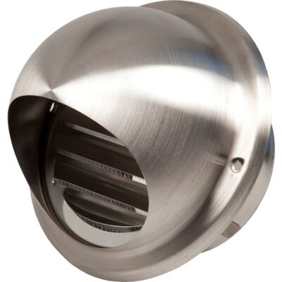 EGA 100 RF Rustfrit stål ventilationsrør - Vejrbestandig stormhat EGA 100 RF Rustfrit stål ventilationsrør - Vejrbestandig stormhat