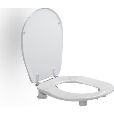 Pressalit Care Toiletsæde Ergosit 5 Cm M/låg Hvid Pressalit Care Toiletsæde Ergosit 5 Cm M/låg Hvid
