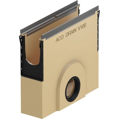 Aco Drain Multiline Seal In V100s Bladfang, 50x45 Cm, Ø110 Mm, Polymerbeton Aco Drain Multiline Seal In V100s Bladfang, 50x45 Cm, Ø110 Mm, Polymerbeton
