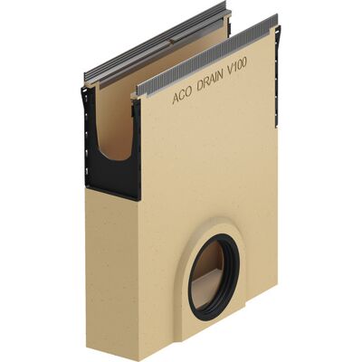 Aco Drain Multiline Seal In V100s Bladfang, 50x45 Cm, Ø160 Mm, Polymerbeton Aco Drain Multiline Seal In V100s Bladfang, 50x45 Cm, Ø160 Mm, Polymerbeton