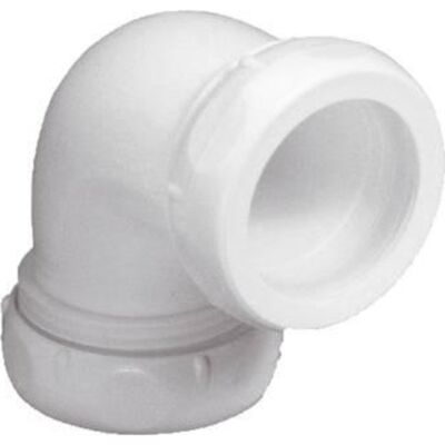 Purus Vinkel, Ø32 Mm, Plast, Hvid Purus Vinkel, Ø32 Mm, Plast, Hvid
