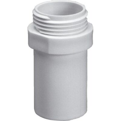 Purus Overgangsnippel, Ø32 Mm X 1" Mm, Plast, Hvid Purus Overgangsnippel, Ø32 Mm X 1" Mm, Plast, Hvid