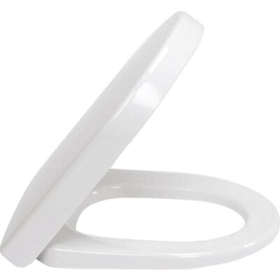 Villeroy & Boch Subway Compact Toiletbræt, Soft Close, Aftagelig, Hvid Villeroy & Boch Subway Compact Toiletbræt, Soft Close, Aftagelig, Hvid