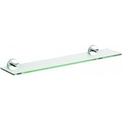 Croydex - Flexi-Fix Glass Shelf - Chrome - Bathroom Shelf Croydex - Flexi-Fix Glass Shelf - Chrome - Bathroom Shelf