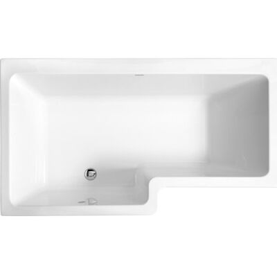 Svedbergs Z1600 Badekar, 160x85 Cm, Venstre, Hvid Svedbergs Z1600 Badekar, 160x85 Cm, Venstre, Hvid