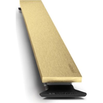 Unidrain Highline Colour Panel Rist, 700 Mm, Børstet Messing Unidrain Highline Colour Panel Rist, 700 Mm, Børstet Messing