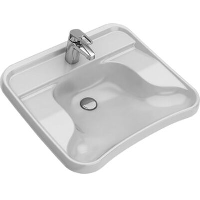 Ifö Care Håndvask M/hanehul U/overløb 660x575x190 Mm. Ifö Care Håndvask M/hanehul U/overløb 660x575x190 Mm.