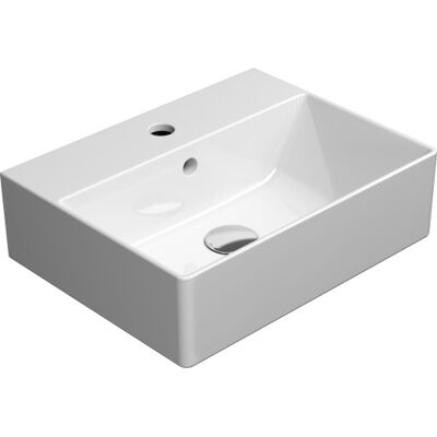 GSI Kube X Håndvask 45x35cm - Kvadratisk - Hvid - Porcelæn GSI Kube X Håndvask 45x35cm - Kvadratisk - Hvid - Porcelæn