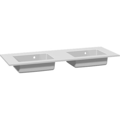 Dansani Minore Håndvask, 120,2x45,5 Cm, Hvid Dansani Minore Håndvask, 120,2x45,5 Cm, Hvid