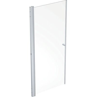Contura Shower Space Brusedør, 77 Cm, Lav Model, Klart Glas, Aluminium Profil Contura Shower Space Brusedør, 77 Cm, Lav Model, Klart Glas, Aluminium Profil