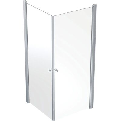 Contura Shower Space Brusehjørne, 79x79 Cm, Klart Glas, Aluminium Profil Contura Shower Space Brusehjørne, 79x79 Cm, Klart Glas, Aluminium Profil