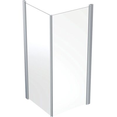 Contura Shower Space Brusehjørne, 89x89 Cm, Klart Glas, Aluminium Profil Contura Shower Space Brusehjørne, 89x89 Cm, Klart Glas, Aluminium Profil