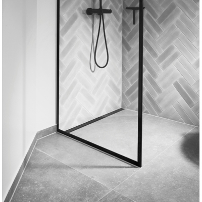 Unidrain - Glassline 1000 - 10mm glas - Brusevæg Unidrain - Glassline 1000 - 10mm glas - Brusevæg