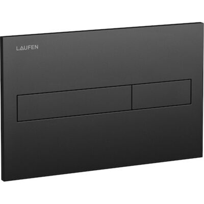 Laufen Betjeningsplade, Mat Sort Laufen Betjeningsplade, Mat Sort