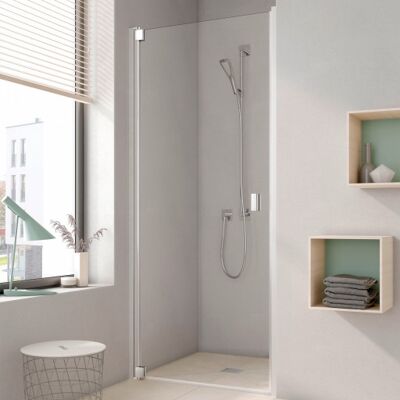 Kermi Raya 1wl Brusedør, 96,8 Cm, Venstre, Til Niche Eller Twd, Klart Glas, Kermi Raya 1wl Brusedør, 96,8 Cm, Venstre, Til Niche Eller Twd, Klart Glas,