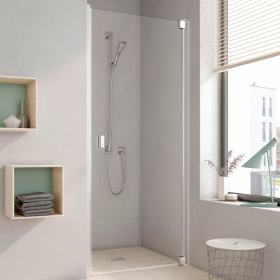 Kermi Raya 1wr Brusedør, 76,8 Cm, Højre, Til Niche Eller Twd, Klart Glas, Aluminium Profil Kermi Raya 1wr Brusedør, 76,8 Cm, Højre, Til Niche Eller Twd, Klart Glas, Aluminium Profil