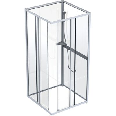Contura Shower Next Nkh Brusekabine Overdel, Skydedør, 90x90 Cm, Klart Glas Contura Shower Next Nkh Brusekabine Overdel, Skydedør, 90x90 Cm, Klart Glas
