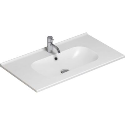 Dansani - Kantate - 81x45.5 cm - White - Bathroom Sink Dansani - Kantate - 81x45.5 cm - White - Bathroom Sink