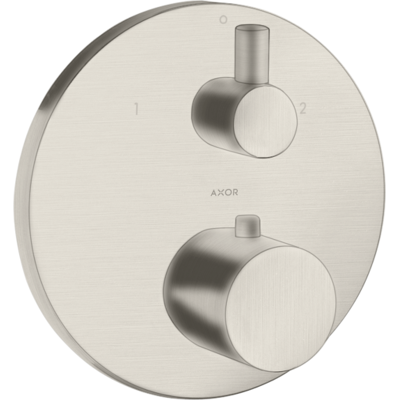Hansgrohe Uno² Termostat - Rustfrit Stål - 2 Forbrugere Hansgrohe Uno² Termostat - Rustfrit Stål - 2 Forbrugere